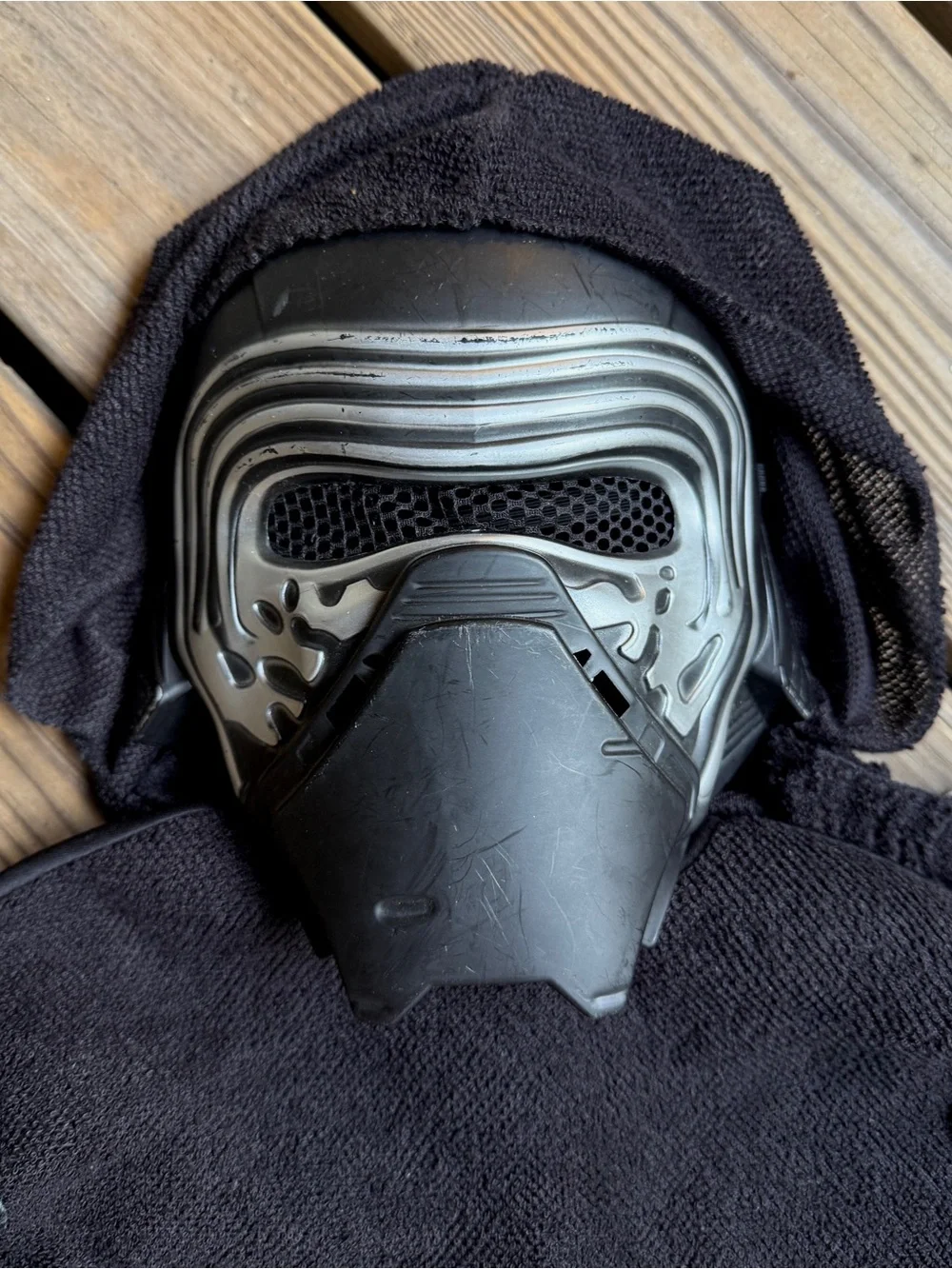Star Wars Deluxe Kylo Ren Child Costume Medium 8-10 Mask Belt Robe Halloween